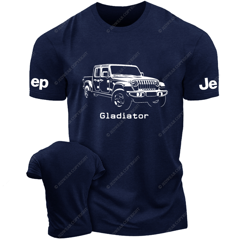 Jp Gladiator American Flag The Blue Line Jp T-Shirt