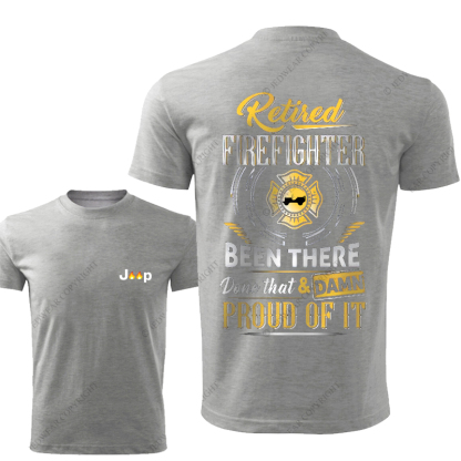 Retired Firefighter Hoodie Show Your Pride and Support Jp T-Shirt