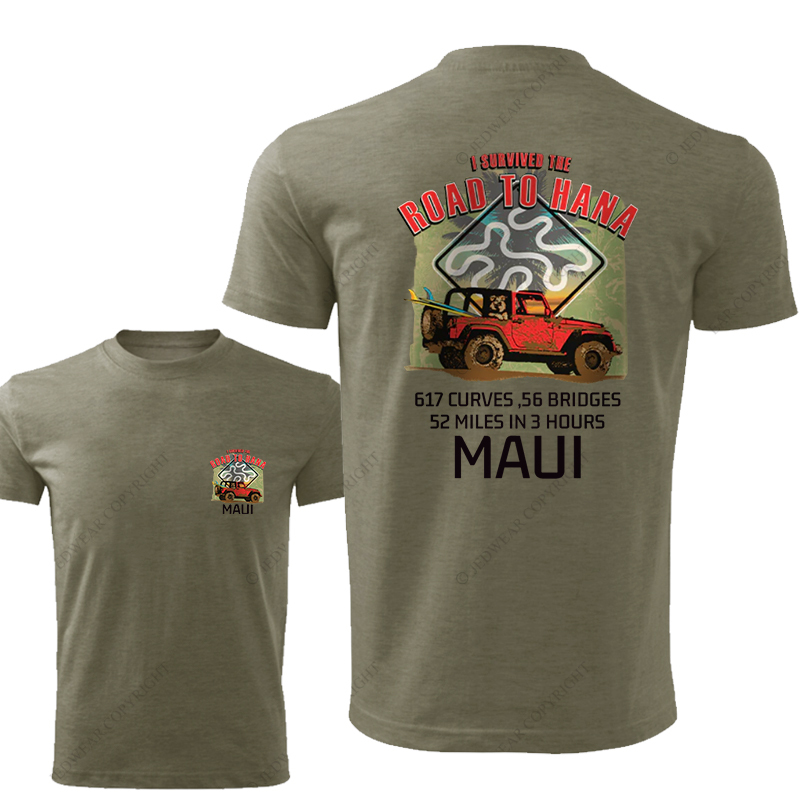 I Survived The Road To Hana Curves  JP T-Shirt