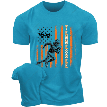 American Football Tennessee American Flag Jp T-Shirt