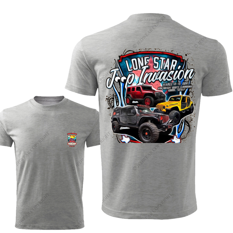 Great Smoky Mountain Lone Star Car Invasion Jp T-Shirt