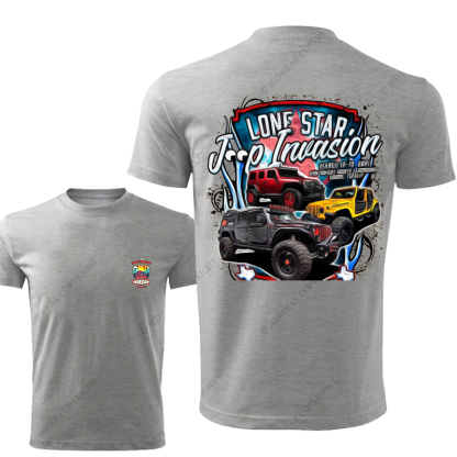 Great Smoky Mountain Lone Star Car Invasion Jp T-Shirt