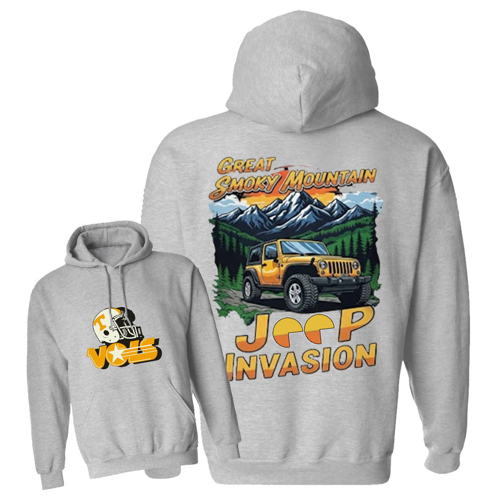 Great Smoky Mountain Invasion Sun Tree Jp Casual Hoodie