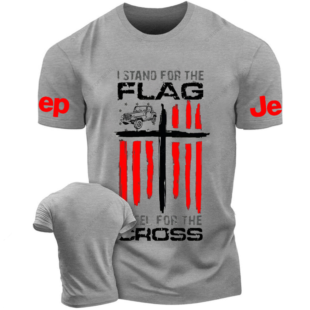 I Stand For The Flag Kneel For The Cross Jp T-Shirt
