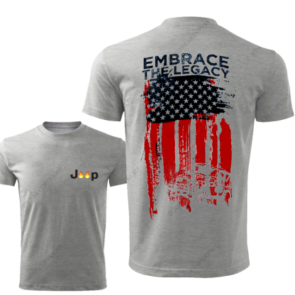 American Flag Embrace The Legacy JP T-Shirt