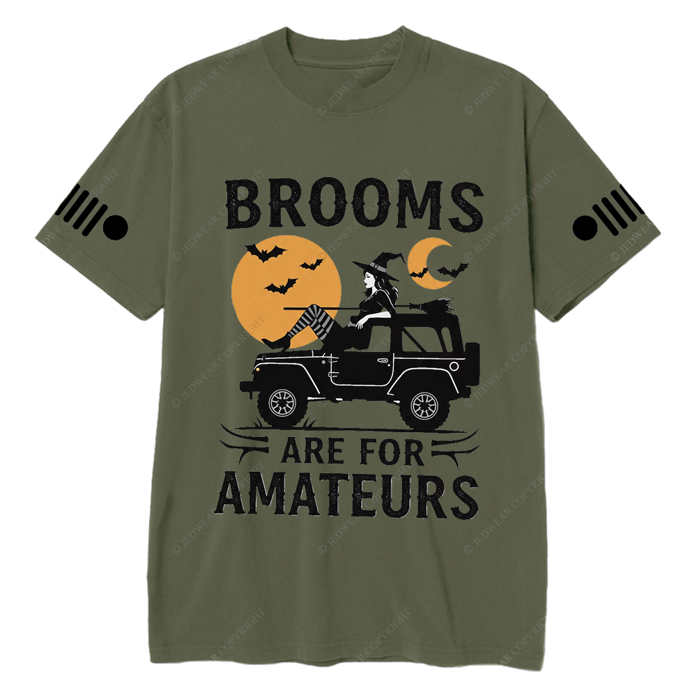 Halloween Brooms Are For Amateurs Jp T-shirt