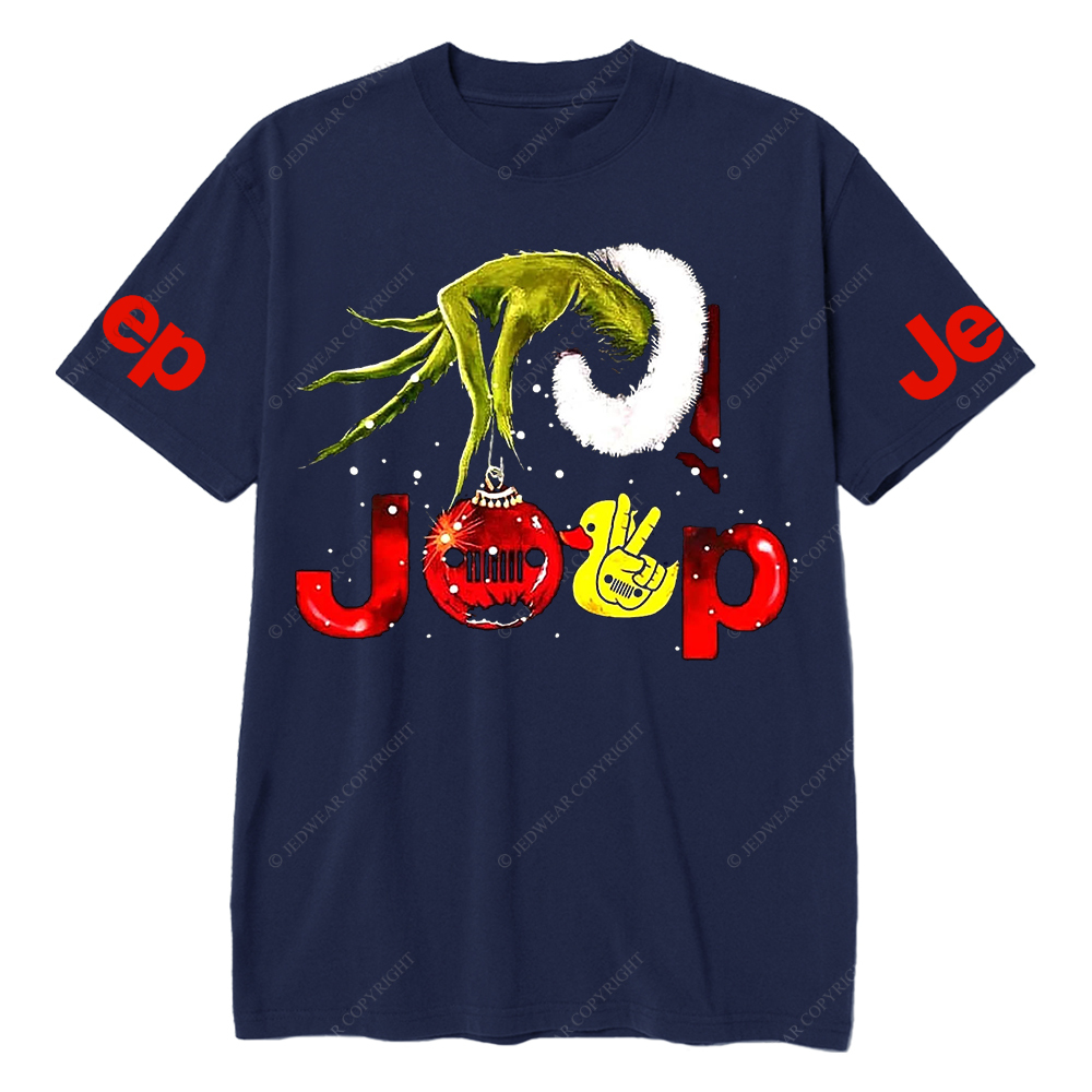 Hand Holding And Duck Merry Christmas Jp T-Shirt