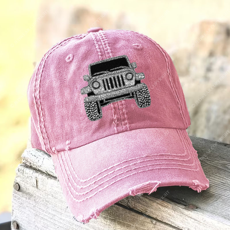 Bling Car Born To Sparkle Built To Roam Jp Baseball Cap