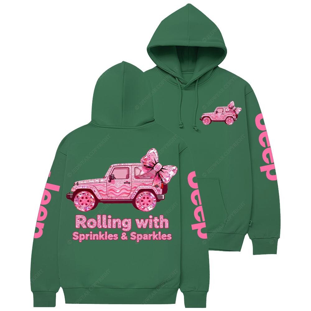 Rolling With Sprinkles Sparkles Candy Style Jp Casual Hoodie