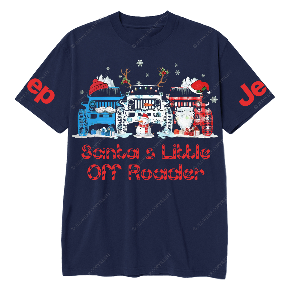 Santa’s Little Off Roader Snow Christmas Jp T-Shirt