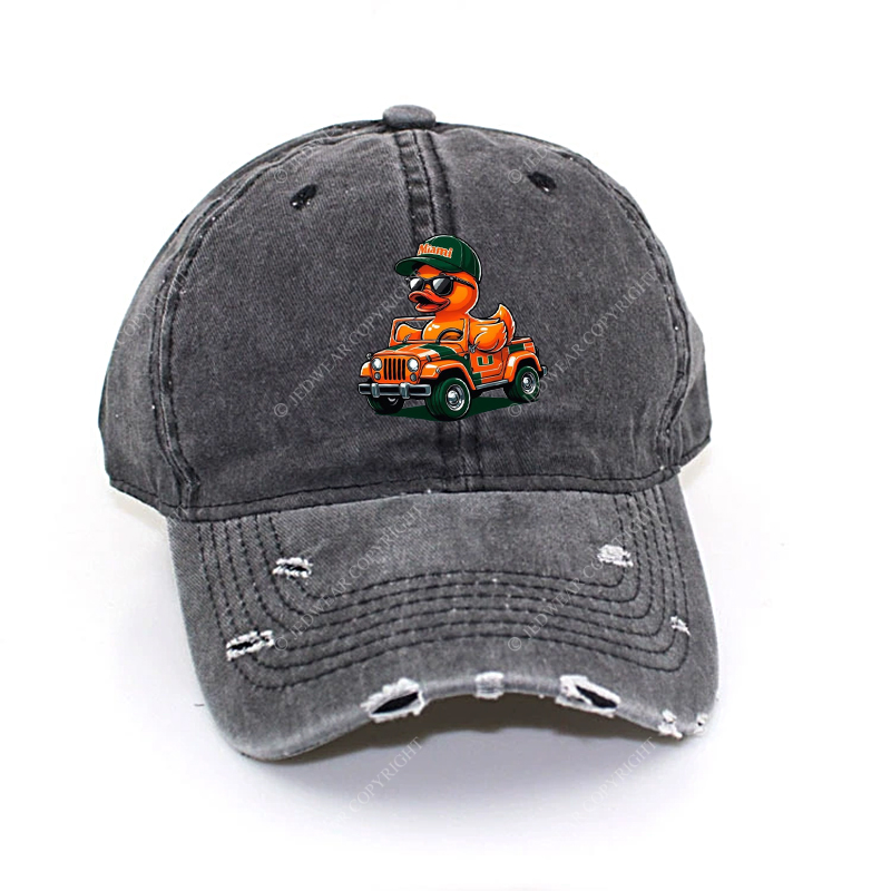 University of Miami Duck Jp Baseball Cap