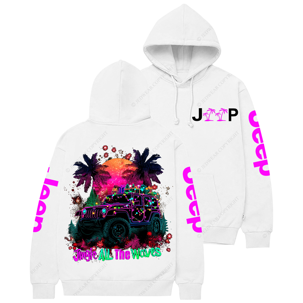 Jingle All the Waves Jp Casual Hoodie