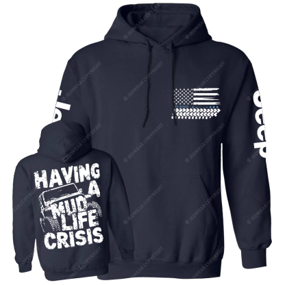 Having A Mud Life Crisis Jp Casual Hoodie