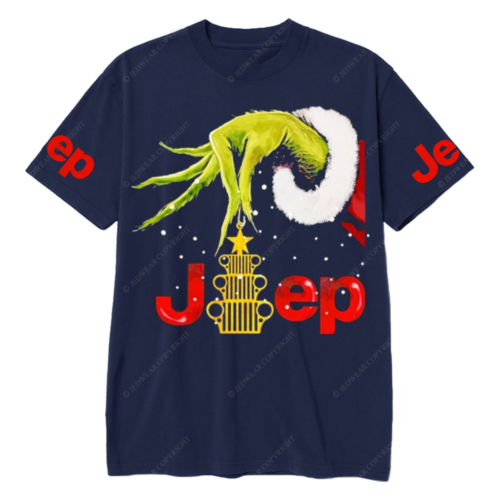  Santa Hug Pine Tree  Merry Christmas  Jp T-Shirt