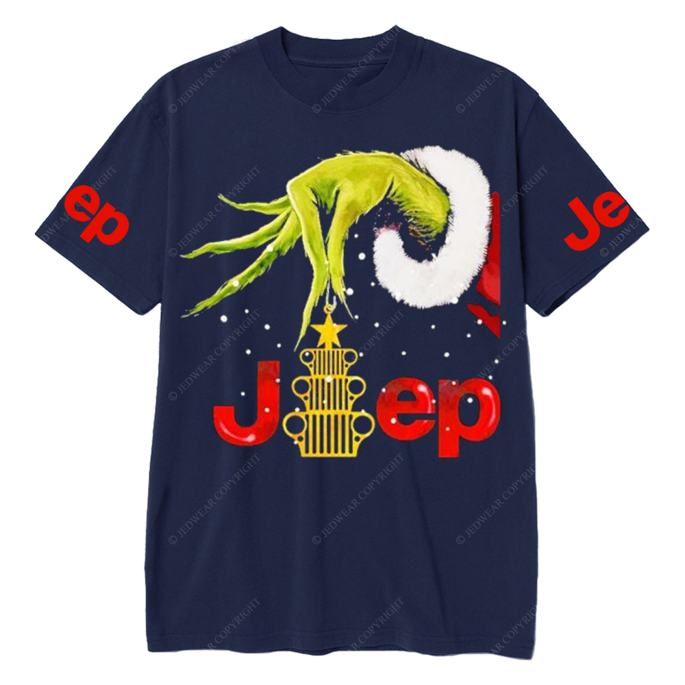  Santa Hug Pine Tree  Merry Christmas  Jp T-Shirt
