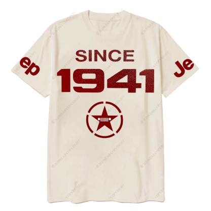 Vintage Military Star Circle Since 1941 Jp T-Shirt