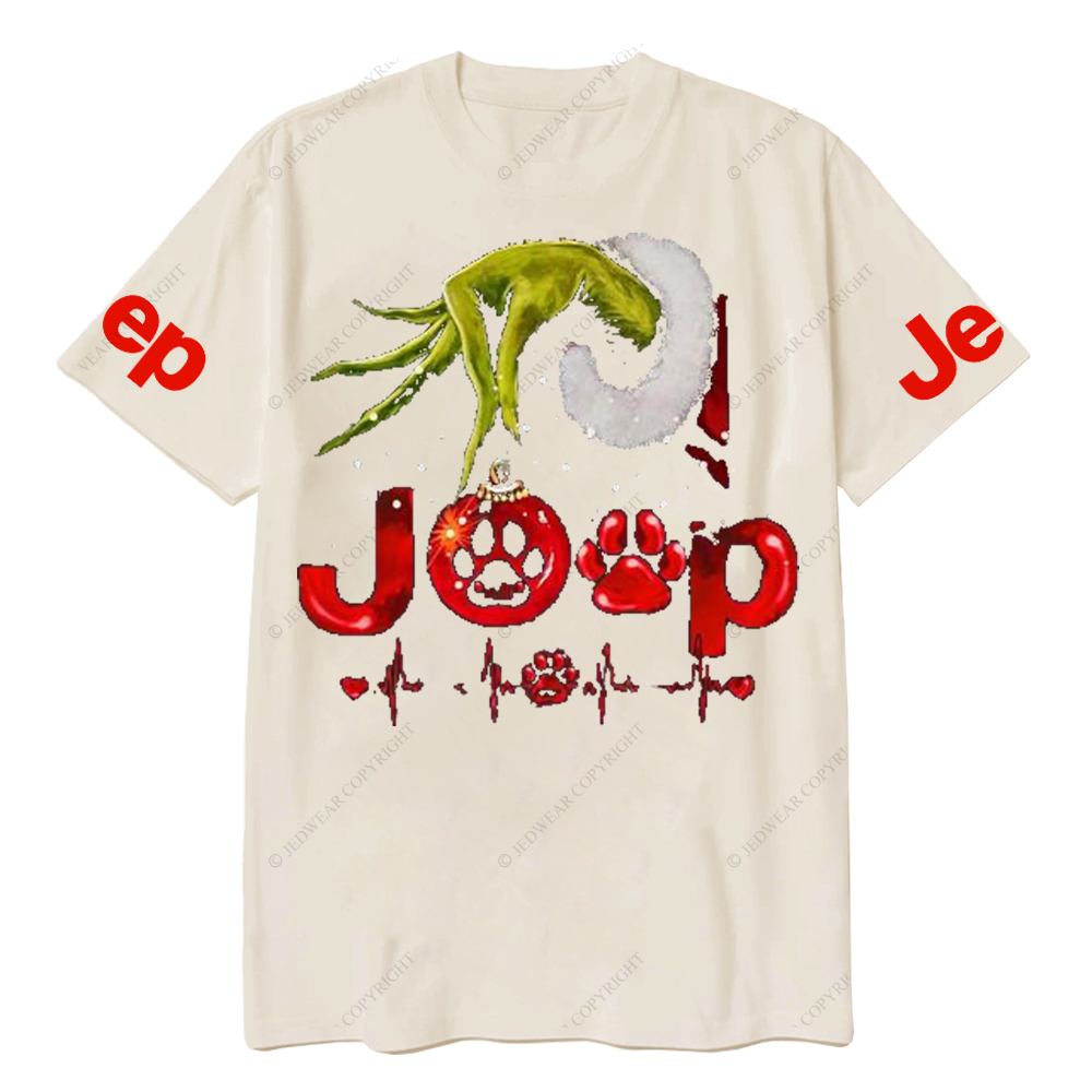 Hand Holding And Dogs Merry Christmas Jp T-Shirt