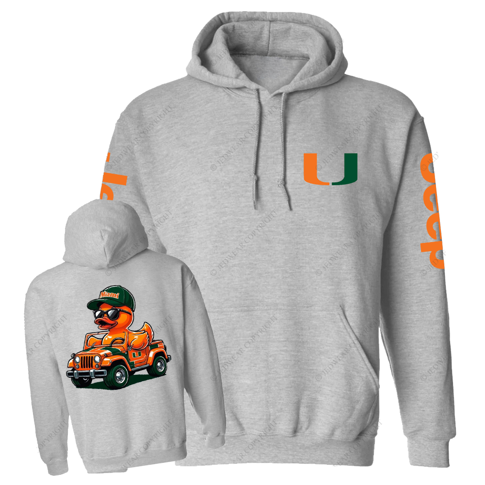 University of Miami Duck Jp Casual Hoodie
