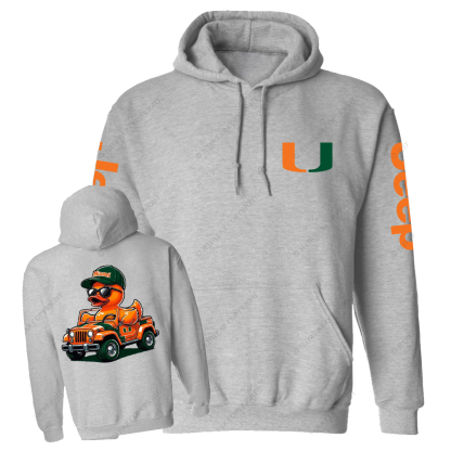 University of Miami Duck Jp Casual Hoodie