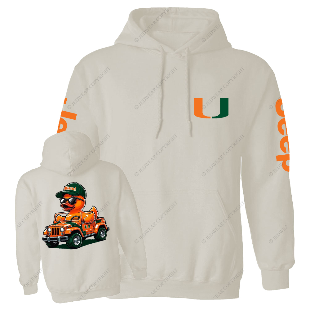 University of Miami Duck Jp Casual Hoodie