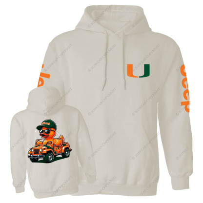 University of Miami Duck Jp Casual Hoodie