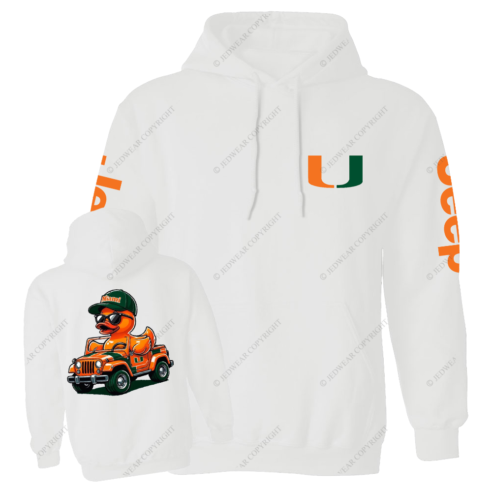 University of Miami Duck Jp Casual Hoodie