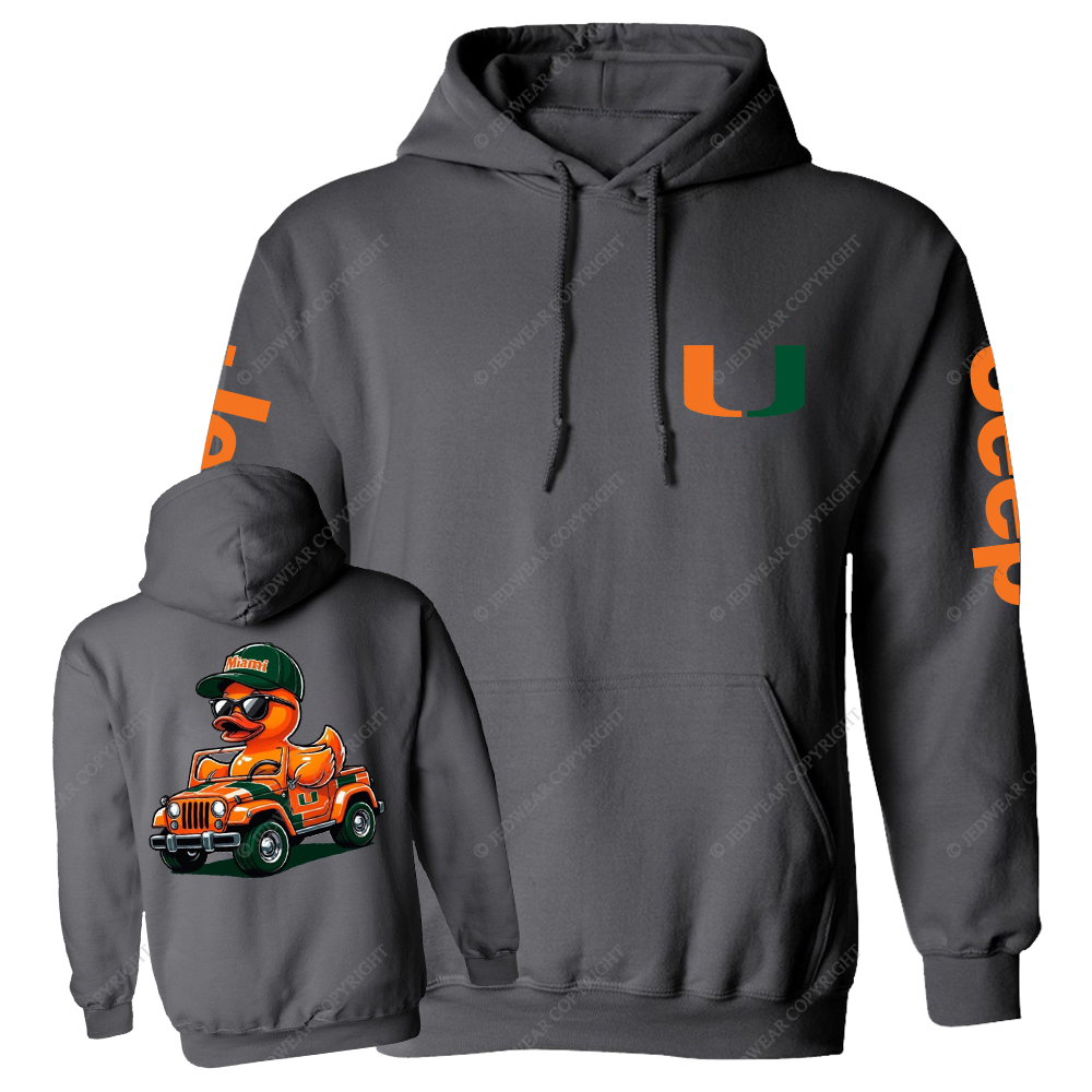 University of Miami Duck Jp Casual Hoodie