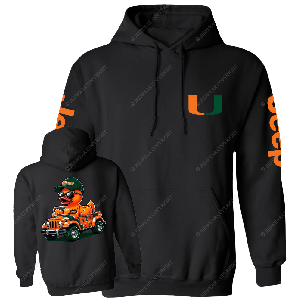 University of Miami Duck Jp Casual Hoodie