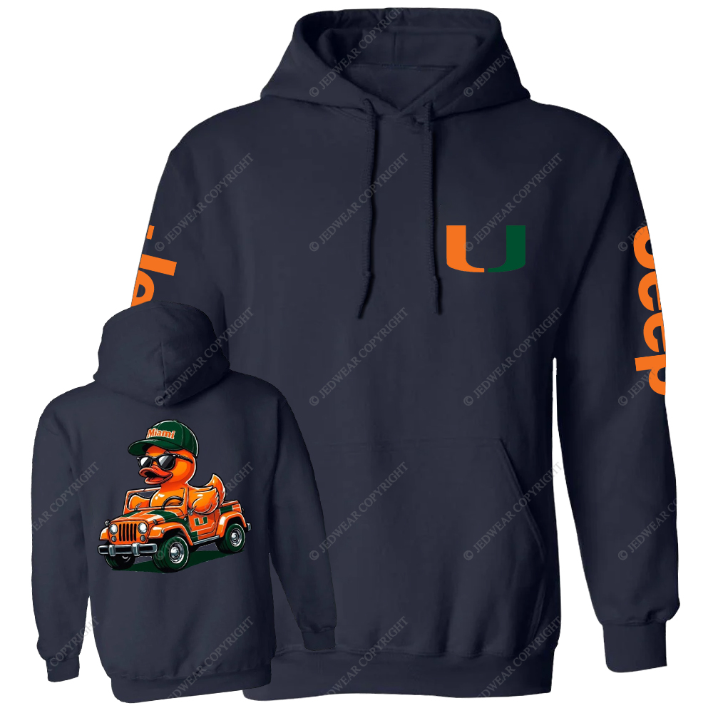 University of Miami Duck Jp Casual Hoodie