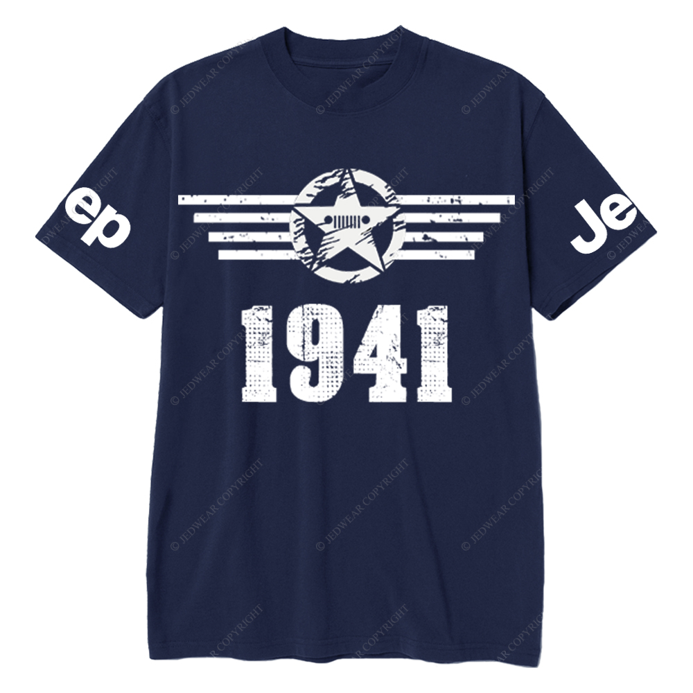 Since 1941 Military Star Rectangle Time Jp T-Shirt