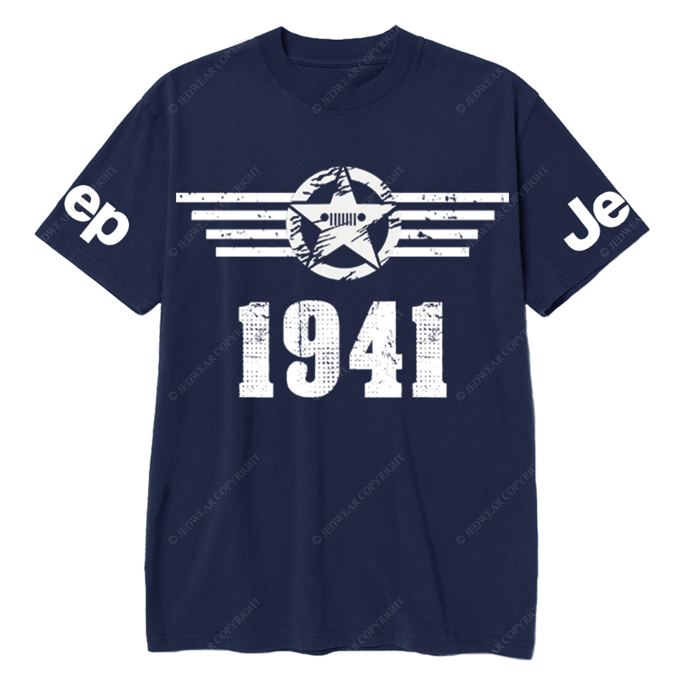 Since 1941 Military Star Rectangle Time Jp T-Shirt
