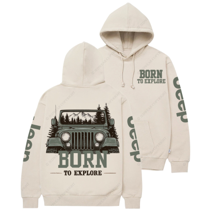 Born To Explore Jp Casual Hoodie