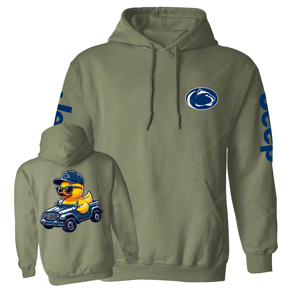 Penn State University Duck  Jp Casual Hoodie