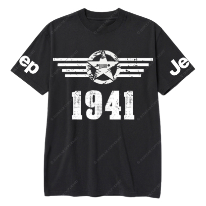 Since 1941 Military Star Rectangle Time Jp T-Shirt