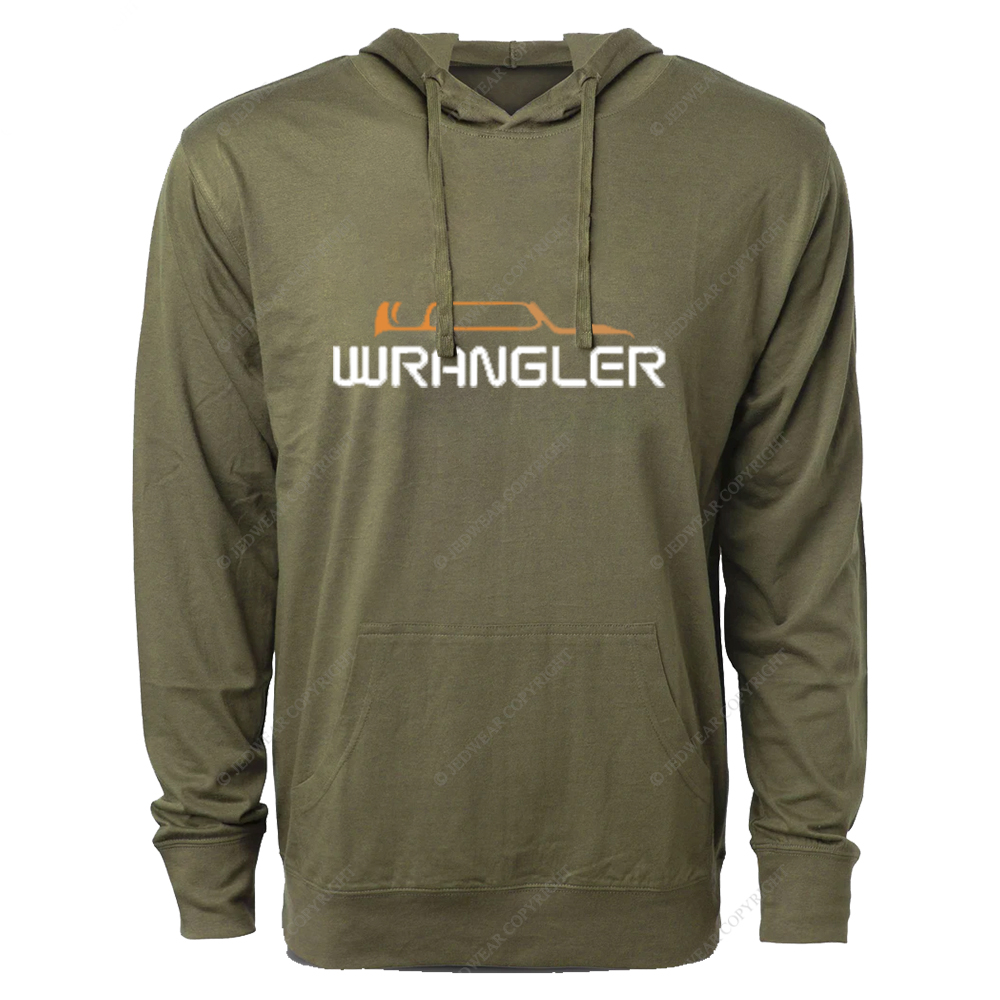 Jp Wrangler Oranger Silhouette Jp Oversized Lightweight Hoodie