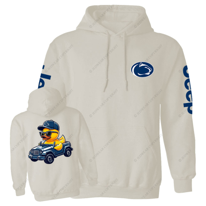 Penn State University Duck  Jp Casual Hoodie