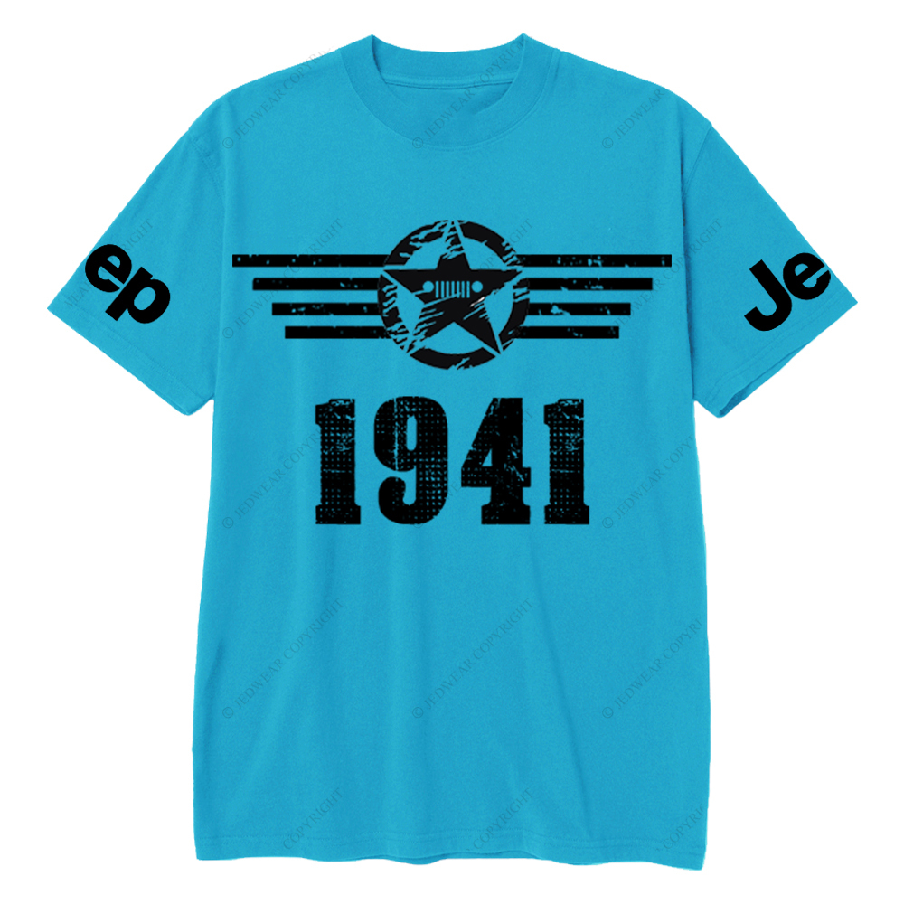 Since 1941 Military Star Rectangle Time Jp T-Shirt