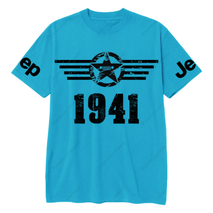 Since 1941 Military Star Rectangle Time Jp T-Shirt