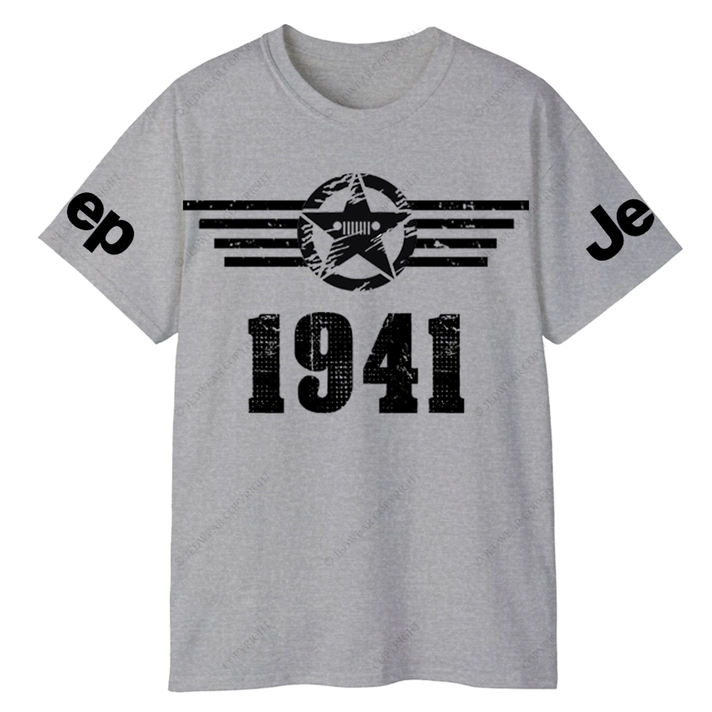 Since 1941 Military Star Rectangle Time Jp T-Shirt