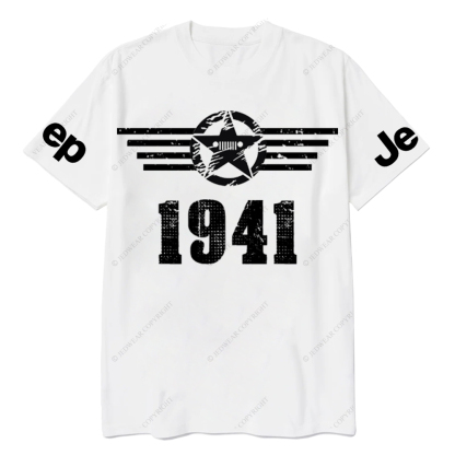 Since 1941 Military Star Rectangle Time Jp T-Shirt