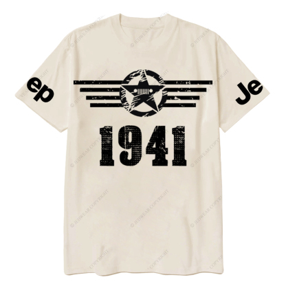 Since 1941 Military Star Rectangle Time Jp T-Shirt