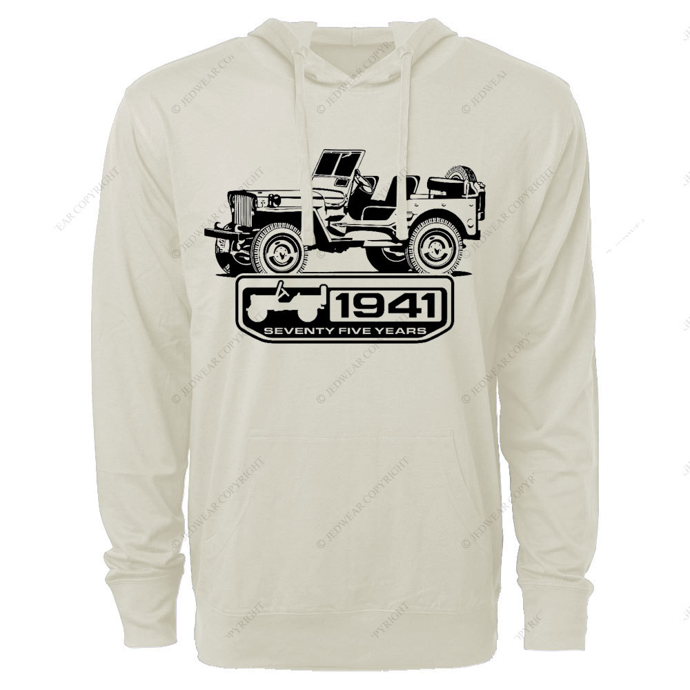 Willys 1941 Seventy Nine Years Jp Lover Oversized Lightweight Hoodie