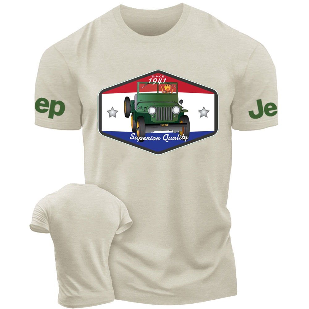 Tiger Drives Since 1941 Willys Supenion Quality Jp T-Shirt