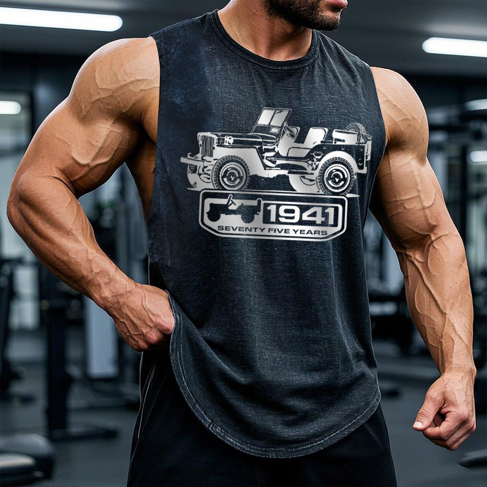 Willys 1941 Seventy Nine Years Jp Lover Men's Tank