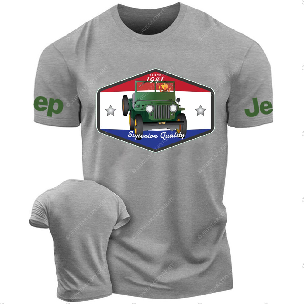 Tiger Drives Since 1941 Willys Supenion Quality Jp T-Shirt