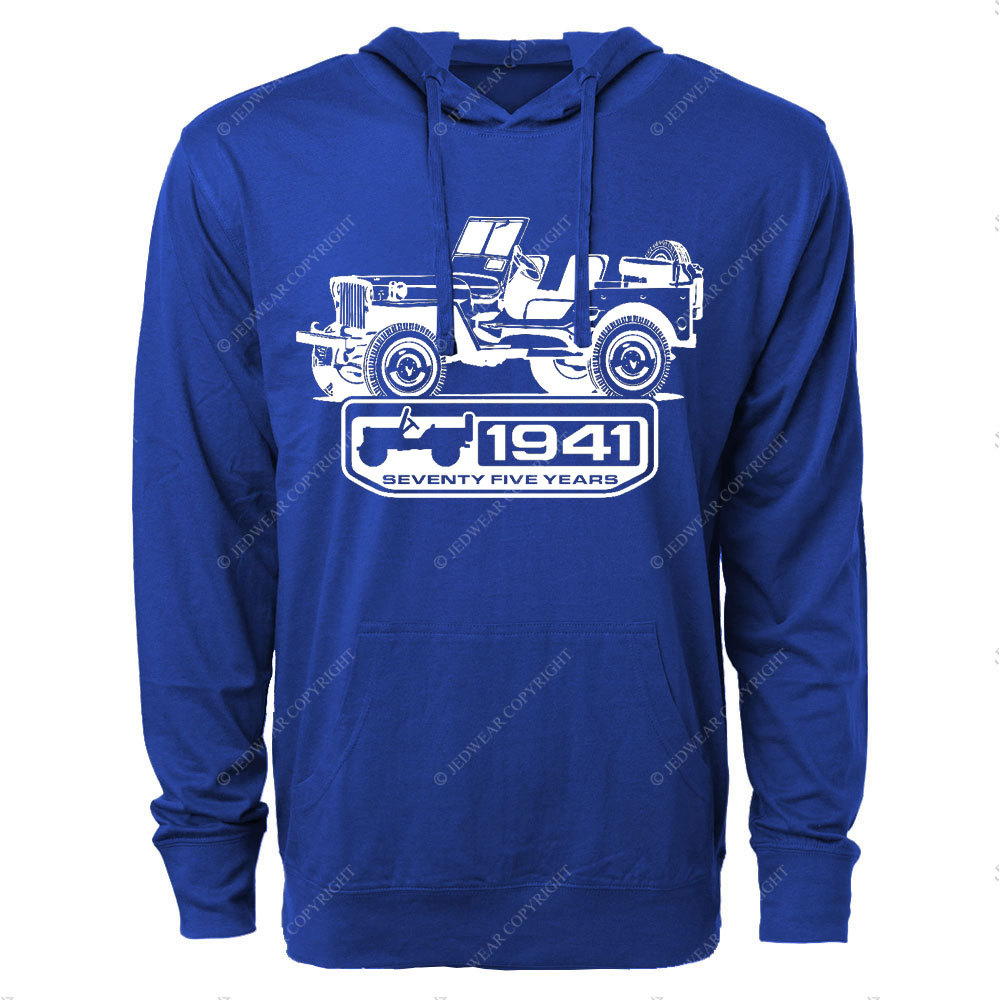 Willys 1941 Seventy Nine Years Jp Lover Oversized Lightweight Hoodie