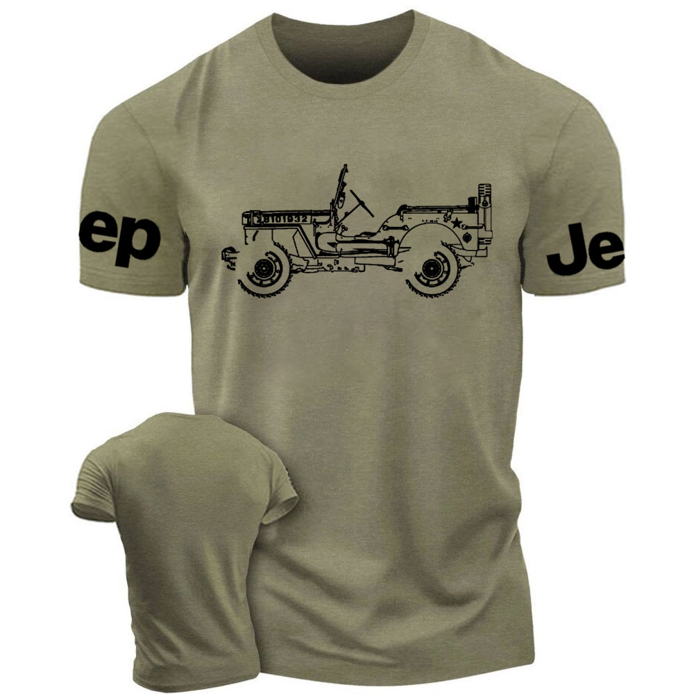 Jeep Willys WWII 1941 - 1945 Jp Lover T-Shirt