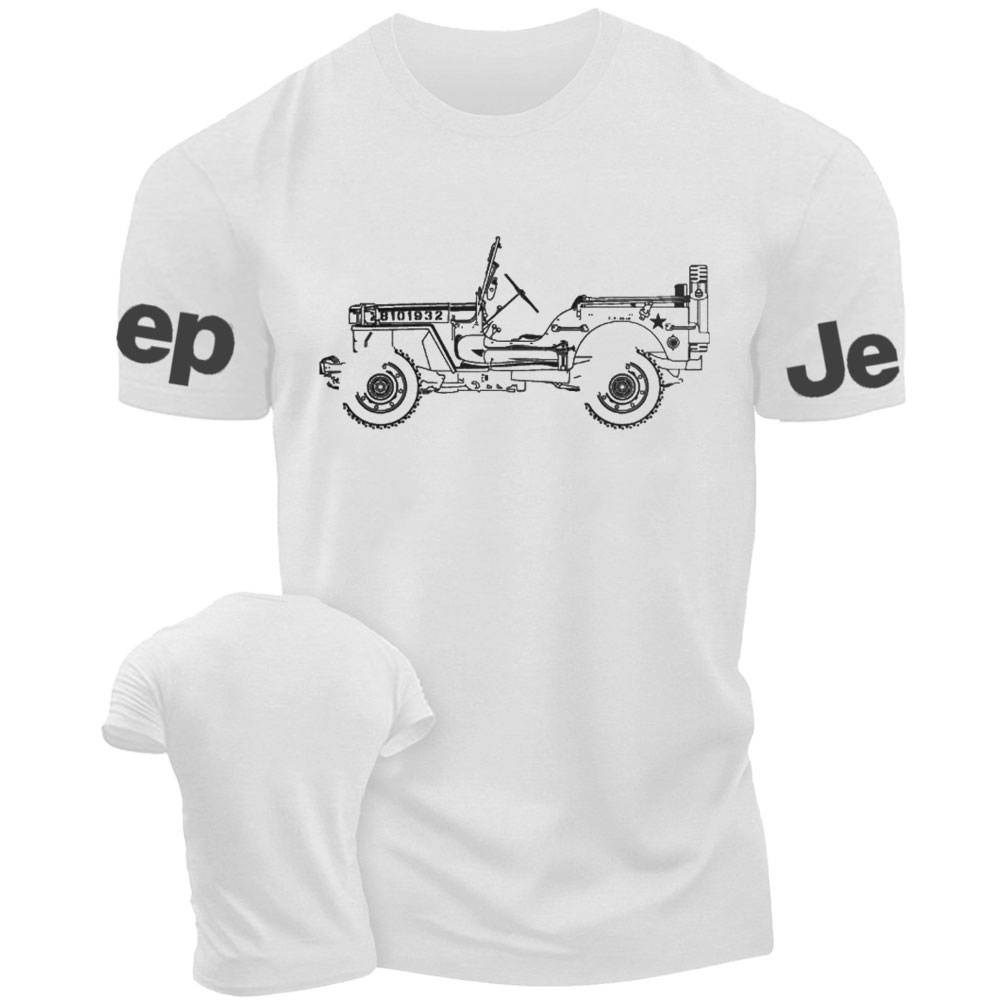 Jeep Willys WWII 1941 - 1945 Jp Lover T-Shirt
