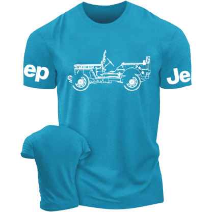 Jeep Willys WWII 1941 - 1945 Jp Lover T-Shirt