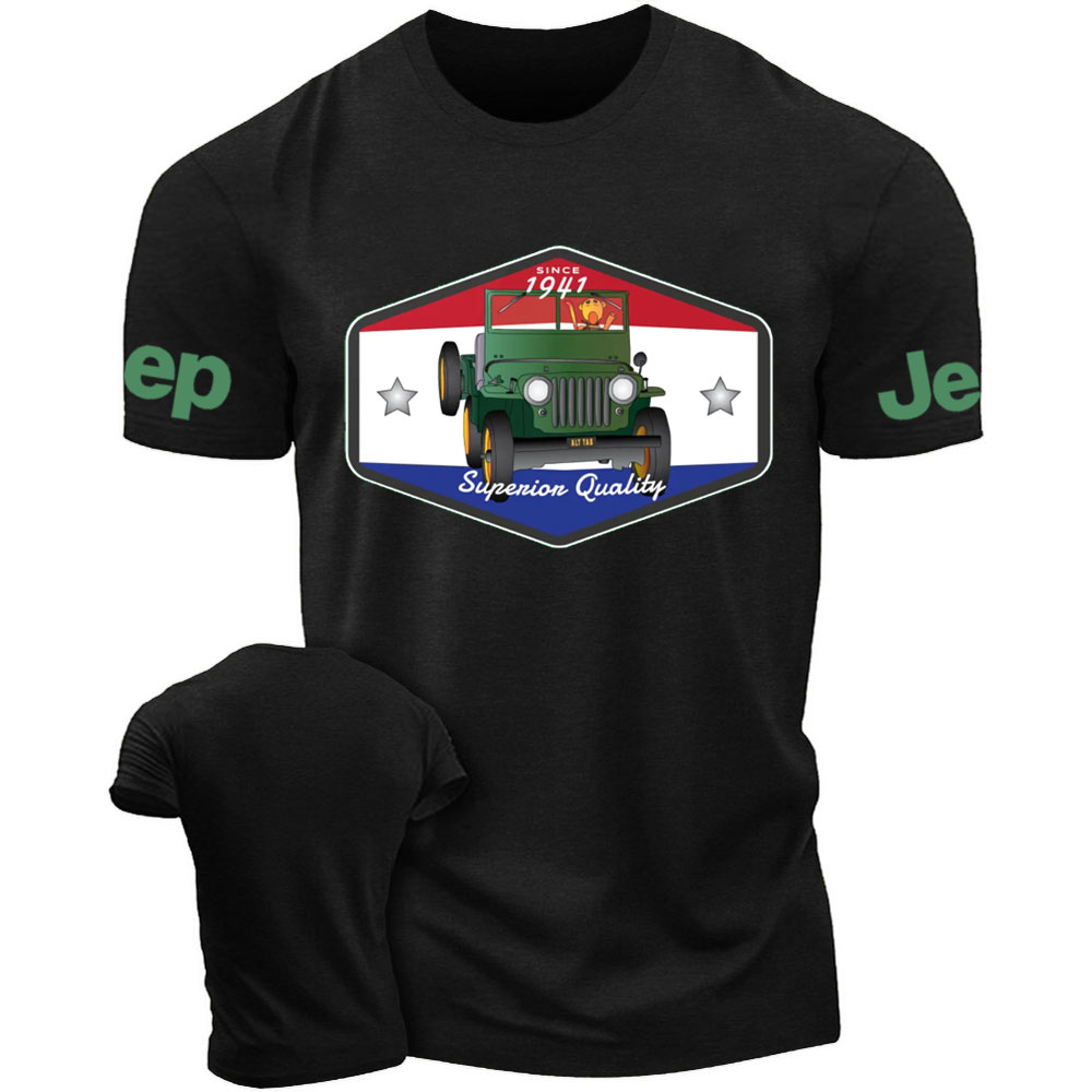 Tiger Drives Since 1941 Willys Supenion Quality Jp T-Shirt